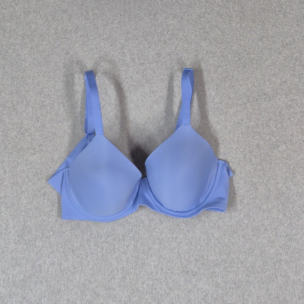 Aerie Women Bra 34C Blue Smoothez Full Coverage Adjustable Strap T-Shirt